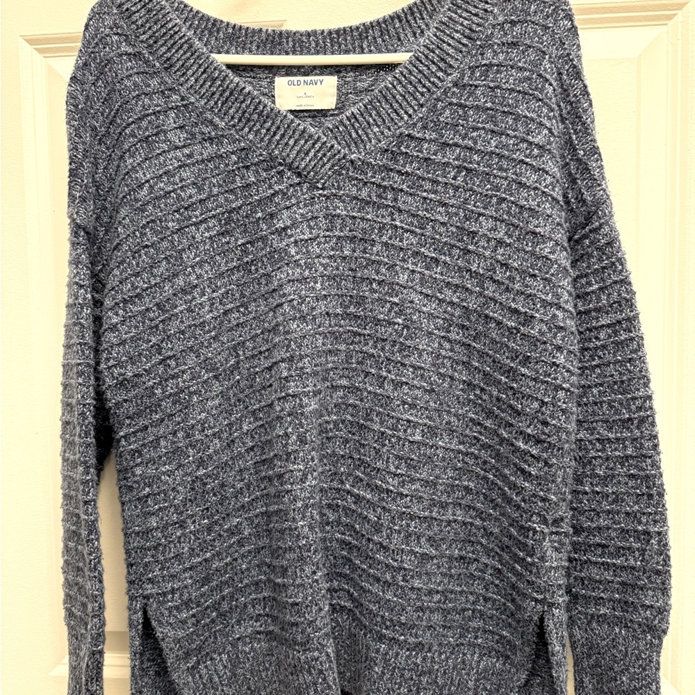 Old Navy Blue Tunic Sweater - Size Small